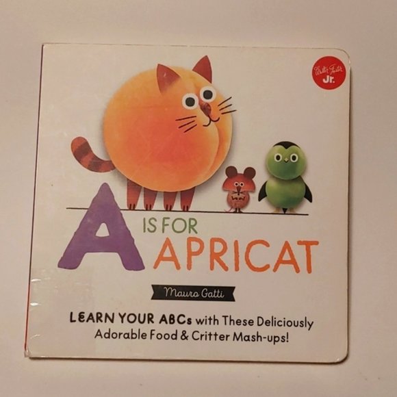 3/$13 A is for Apricat babies board book - Picture 2 of 5